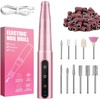 Professioneller Nagelschleifer, 35.000 U/min, elektrische Nagelfeile, kabellos, mit LED-Display, Maniküre-Set,