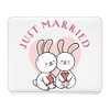 Fabulous Mauspad aus Kunstleder Just Married Newlywed Anniversary Celebration Gift
