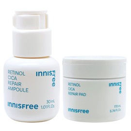 Innisfree Retinol Cica Trace Ampoule 30mL + Retinol Cica Trace Pads 60 sheets / 이니스프리 레티놀 시카 흔적 앰플 30mL+레티놀 시카 흔적 패드 60매