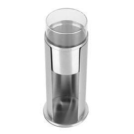 Cocoarm Edelstahl-Make-up-Aufbewahrung, Wattepads, Tupfer, Organizer-Box, Kosmetiketuis, Halter, 2-teiliges Abnehmbares Design, Tolle Dekoration für Schreibtisch, Badezimmer