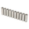 20Pcs M6 Female Thread Coupling Nut Practical Rustproof Stainless Steel