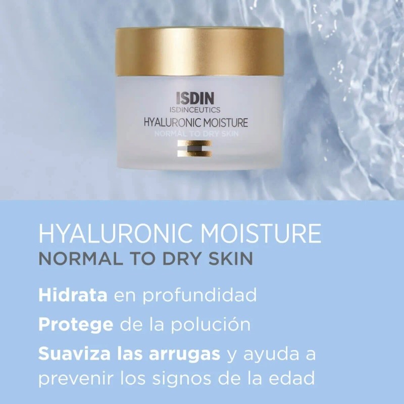 Isdin Crema Hyaluronic Moisture Piel Normal Refill 50g