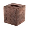Monarch Abode Tissue Box Cover Square – Hand Hammered Antique