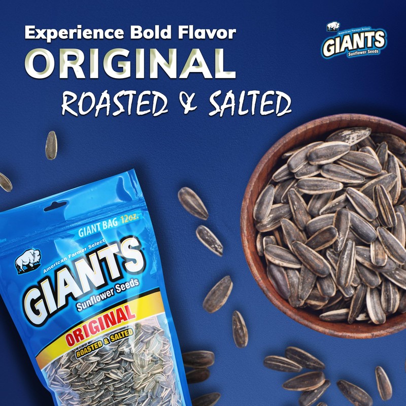 GIANTS Original Sunflower Seeds - Sunflower Seeds to Eat, Sunflower
