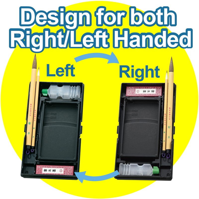 Kuretake GA570-11 Calligraphy Set, Red, Hard Type