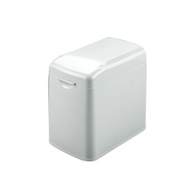 Toilet corner pot, 6.5 x 4.1 x 6.1 inches (16.5 x 10.5 x 15.5 cm), Material: Polypropylene