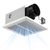 Amico Bathroom Exhaust Fan, 1.0 Sones, 80 CFM, Low Noise,