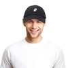 DALIX Ghost Life Embroidered Baseball Dad Cap in Black
