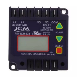 ICM Controls ICM492C-LF Digital Single-Phase Line Voltage Monitor Fully Programm