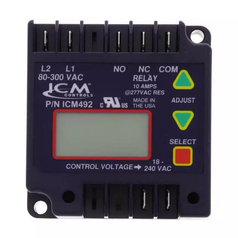 ICM Controls ICM492C-LF Digital Single-Phase Line Voltage Monitor Fully Programm