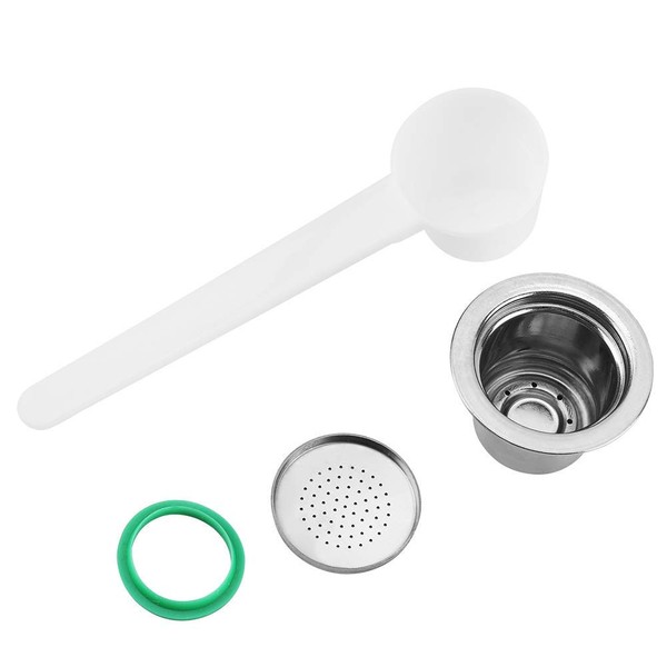 Fdit Cápsula de café reutilizable recargable compatible con máquina de