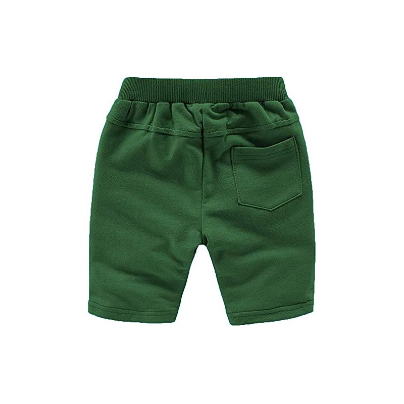 Haxico - Pantalones cortos deportivos de algodón sólido para niños