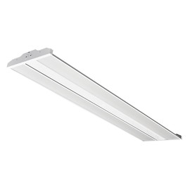 Linear LED High Bay Light - 400W - 60,000 Lumens - 5000K | Energy-Efficient Full-Lens High Bay Led Shop Lights for Warehouses & Retail Spaces - DLC Premium V5.1 Listed - Includes V-Hooks & Chain