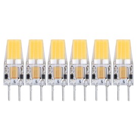 Marhynchus LED Light Bulb 500LM GY6.35 Warm White Lamp Socket Silicone Ceiling Lamp Bulb 360° Beam Bulb 5W 12V