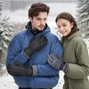Sukeen Winter Warm Gloves for Men Women,Windproof Ski Gloves Anti-slip