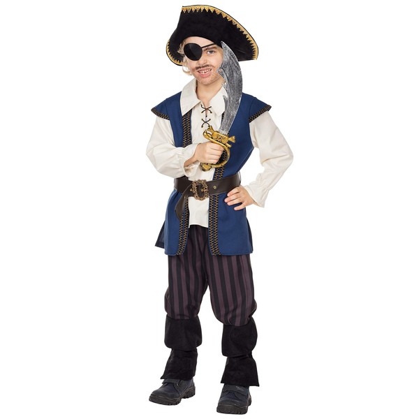 Rubie's 12301-152 Children's Pirate Jack 3-Piece Set Size 152 Multi-Coloured