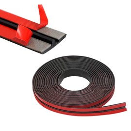 Car Windshield Seal Rubber Strip, 19mm T Shape Car Sealing Strip Universal Auto Weather Seal for Automotive Door Window (8M)