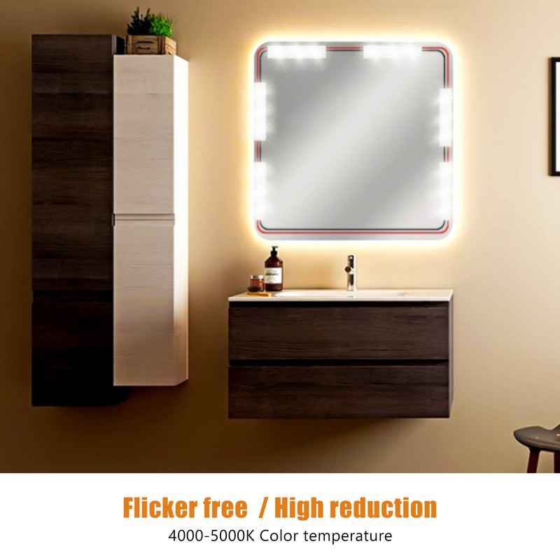LED Makeup Mirror Light Adjustable Brightness USB Plug in DIY