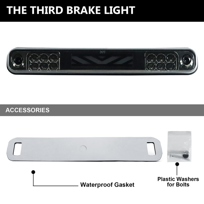 Tresound 3rd Third Brake Light for 1988-1999 Chevy/GMC C1500 C2500