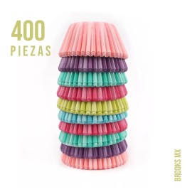 Brooks mx 400 Capacillos Paquete De Colores Cupcake Reposteria N. 73
