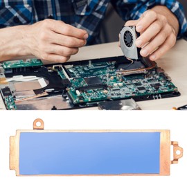 M.2 2280 SSD Heatsink Cover for Alienware m15 R5 R6 G15 5510 5511, with Bracket, Aluminum Alloy.