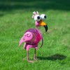 YELENEW Flamingo Solar Lights Outdoor,Pink Flamingos for Yard Outside Decor