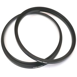 2x Metal 82-86mm Step Up Rings Screw Adapter D-SLR Video Camera Lens Connect-ed Size 82mm To 86mm Filter Circle Diameters Holder Film Connector Focus-ing Photo-graphy Parts Accessories