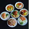 tomtask Dollhouse Miniature Plastic Plates Plates Plates Set of 33