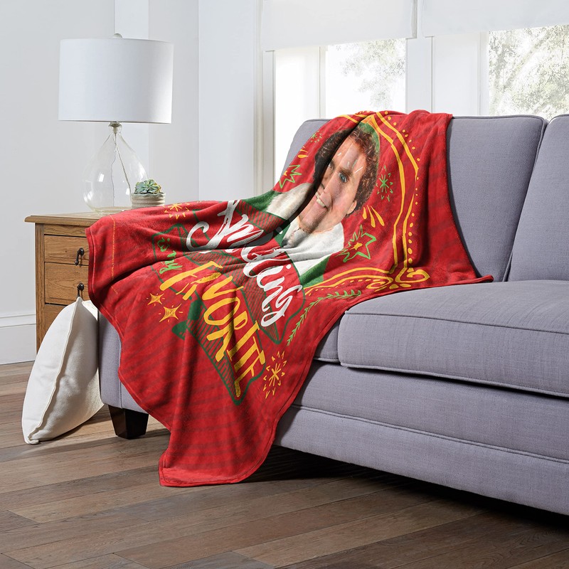 Northwest Silk Touch Throw Blanket, 50" x 60", Elf -