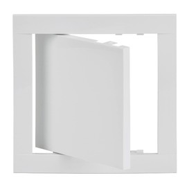 Steinberg14 Plastic Access Panel 150x150mm - 6x6 inch Inspection Hatch - White Access Hatch for Plasterboard - Loft Access Door - Wall Ceiling Hatch - Inspection Cover