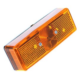 Old-Harvest Set of 2 Side Marker Lights Orange Yellow Marking W5W T10 Trailer Box Transporter Truck 12 V 24 V