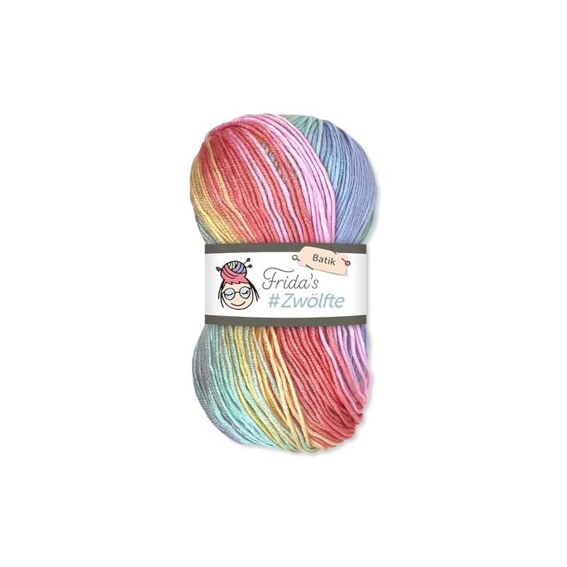 Frida's Wollhaus Frida's 100 g #Twelfth Batik Gradient Yarn, Anti-pilling