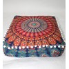 Mandala Barmeri Large Floor Pillow Cover Cushion Meditation Seating Ottoman