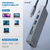 10 in 1 USB C Adapter, AYCLIF USB C Hub,