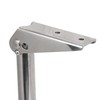 Stainless Steel Seat Support Swing Leg, 13 Inch Marine Folding
