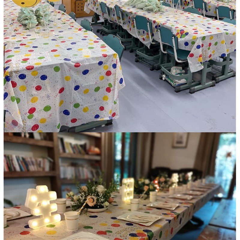 flyorigin Table Cover Tablecloth, Ideal for Birthday Parties, Carnival, Baby