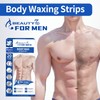 Men Wax Strips for Body, Ready to Use Waxing Strips,