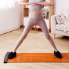 High-Intensity Lower Body Exercise Sliding Mat for Home Training Exercise Black (180X50) 2ea