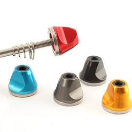 2 Pcs Bicycle Quick Release Lever Nut Bike Wheel Hub Axle Nut Bike Nut Non-Slip Cycling Components for Mountain Bike Cycling