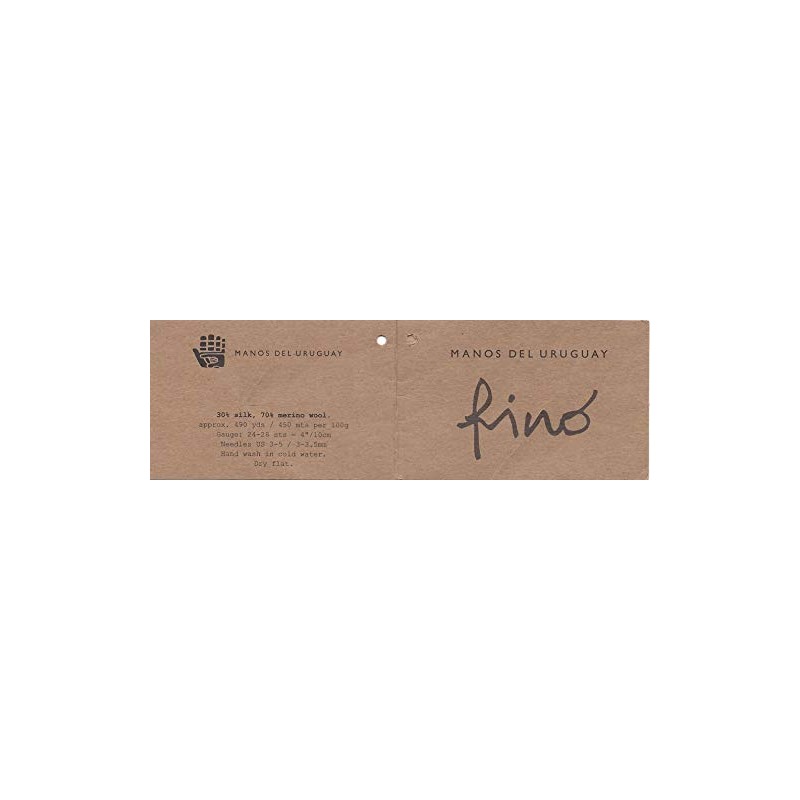 Manos Del Uruguay Silk Blend Fino 427 Mourning, 100 g,
