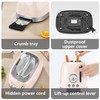 Wiltal Beige Cute Retro Toaster 2 Slice with 1.58" Wide