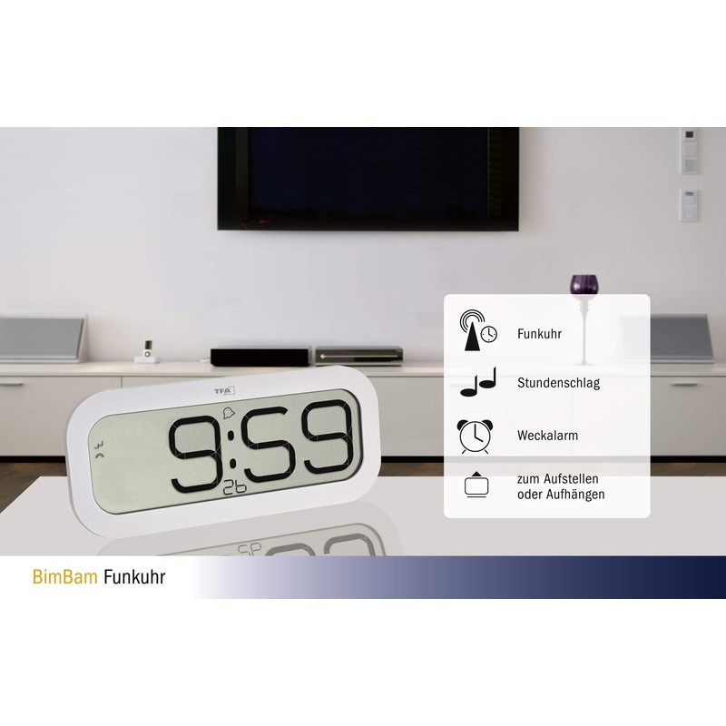 TFA-Dostmann ndash; Carillon Bimbam Clock 5 Different Sounds of Cat