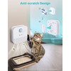 DownyPaws Cat Litter Deodorizer, Rechargeable 4000mAh Odor Eliminator Cat Litter