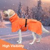 KOOGAL Dog Raincoat Waterproof Dog Rain Coat with Hoodile, Reflective