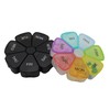 7 Day Weekly Pill Round Organizer, ShysTech Large Pill Case