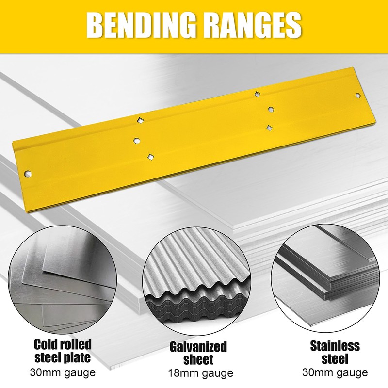 18 Inch Metal Bender Hand Tool,Sheet Metal Folding Tool for