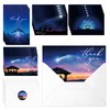 Tenceur 100 Sets Christmas Christian Cards with Envelopes Religious Thank You Cards Bulk Bible Scenes Greeting Cards with Stickers Church Gift for Holy Religious Holiday
