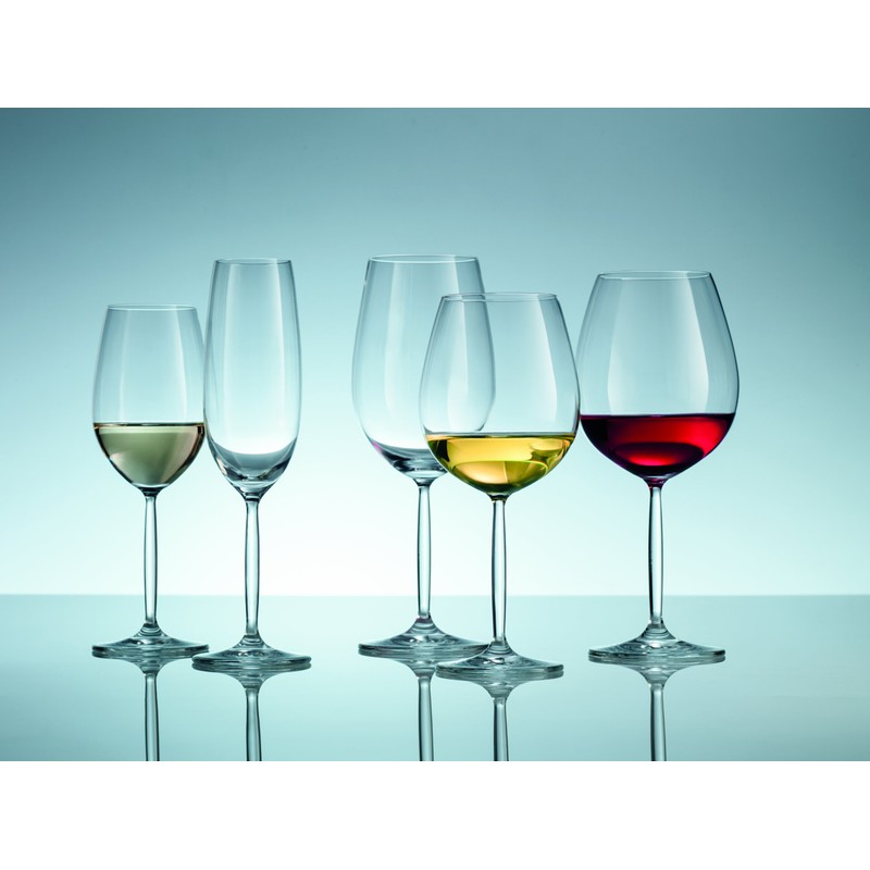 Schott Zwiesel Tritan Crystal Glass Diva Stemware Collection Claret/Bordeaux Goblet,
