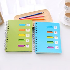 A5 Time Management To Do List Notebook Spiral Journal Weekly Planner School Schedules Appointment Planner, 8.27" x 5.71", Blue