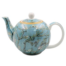 Ceramic Tea Pot | Almond Blossom Design | 1 Pc